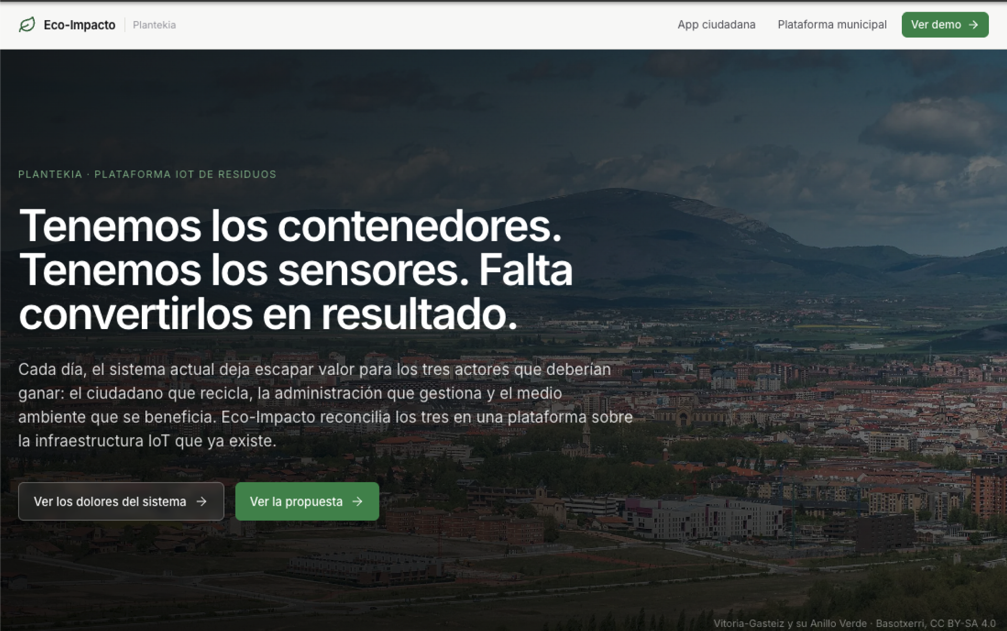 Eco-Impacto — captura principal